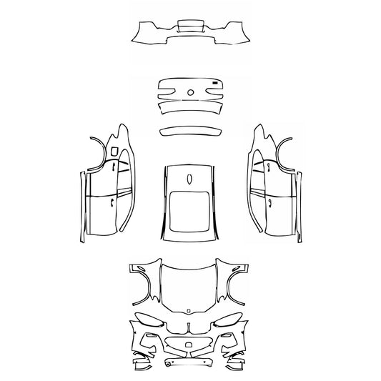 Pre-Cut PPF BMW X4 M40i 2020 - PPF-Kits