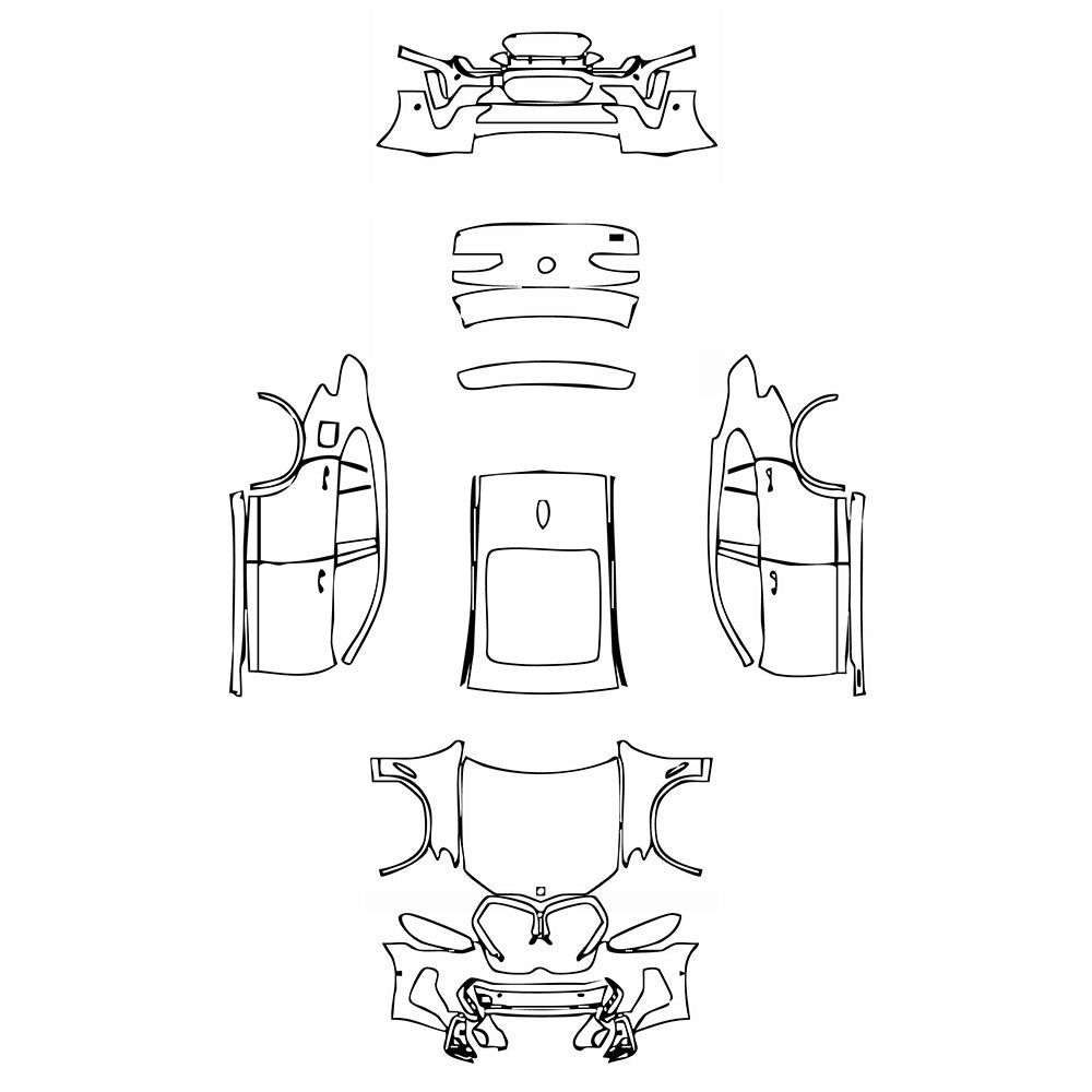 Pre-Cut PPF BMW X4 M Sport 2025 - PPF-Kits