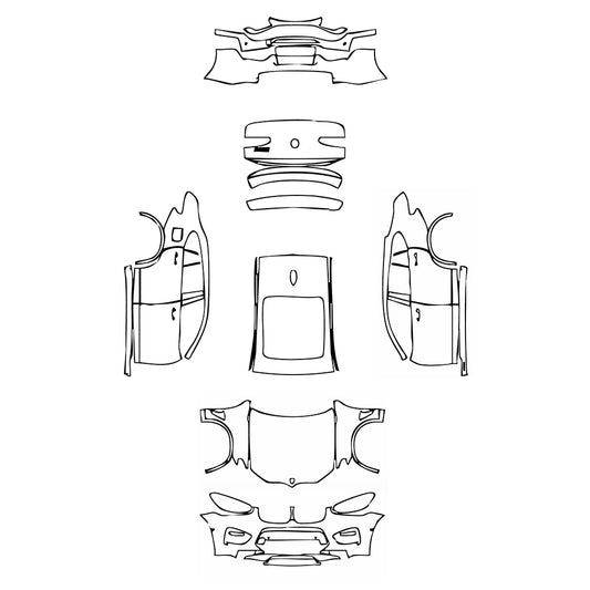 Pre-Cut PPF BMW X4 X4 M 2020 - PPF-Kits