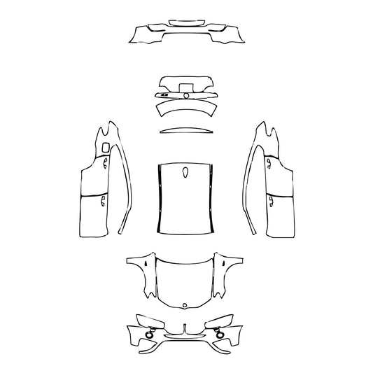 Pre-Cut PPF BMW X4 xLine 2015 - PPF-Kits