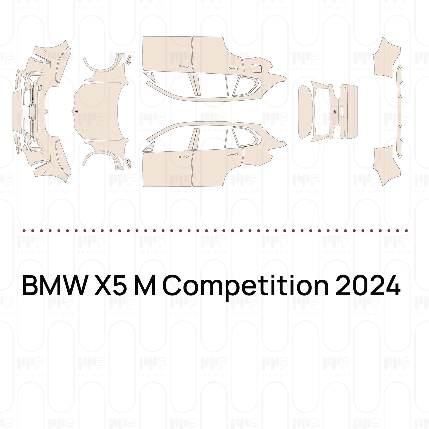 Pre-Cut PPF BMW X5 M Competition 2024