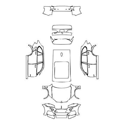 Pre-Cut PPF BMW X5 Standard Wheelbase M Sport 2014 - PPF-Kits