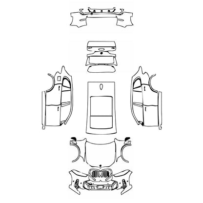 Pre-Cut PPF BMW X5 Standard Wheelbase M Sport 2023 - PPF-Kits