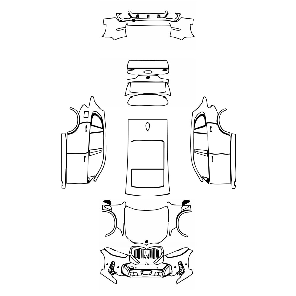 Pre-Cut PPF BMW X5 Standard Wheelbase M Sport 2025 - PPF-Kits