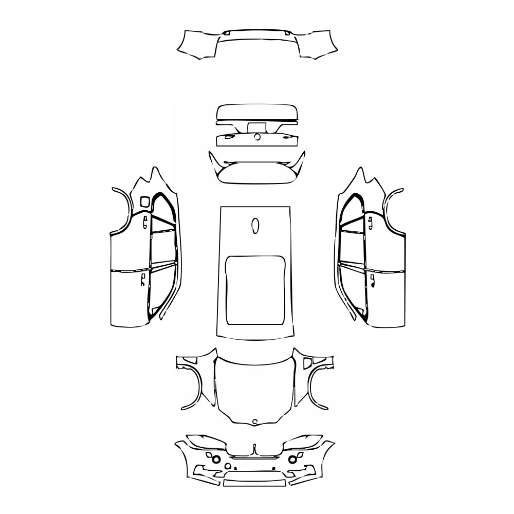 Pre-Cut PPF BMW X5 Standard Wheelbase eDrive 2016 - PPF-Kits