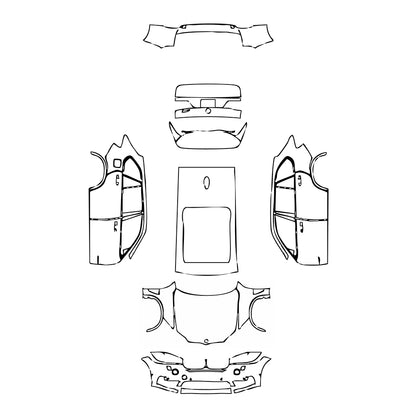 Pre-Cut PPF BMW X5 Standard Wheelbase xLine 2017 - PPF-Kits