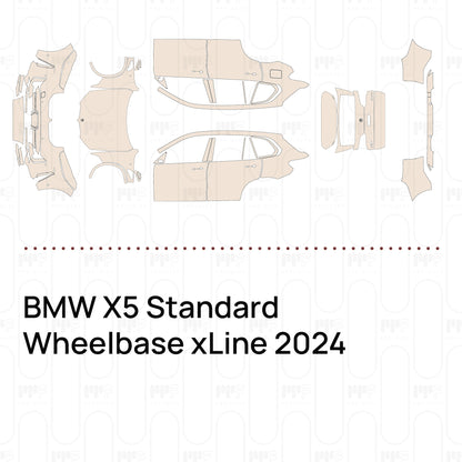 Pre-Cut PPF BMW X5 Standard Wheelbase xLine 2024