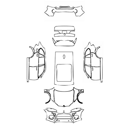 Pre-Cut PPF BMW X5 X5 M 2018 - PPF-Kits