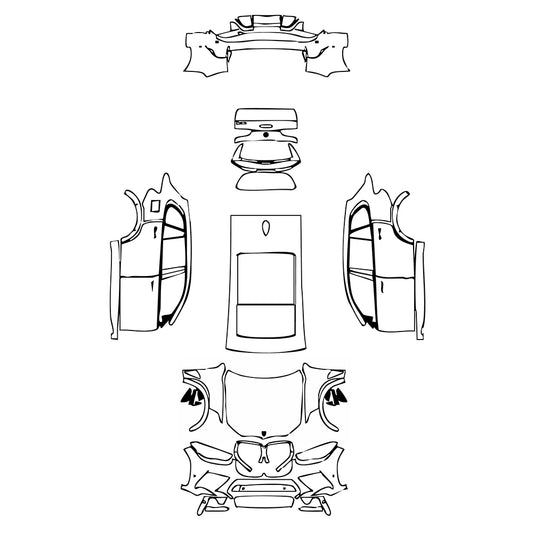 Pre-Cut PPF BMW X5 X5 M 2023 - PPF-Kits