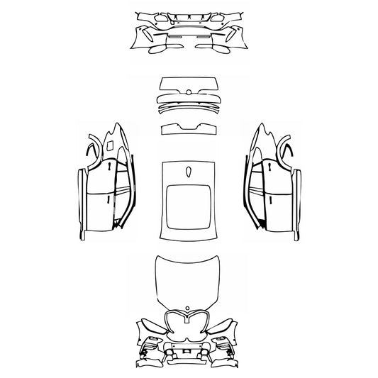 Pre-Cut PPF BMW X6 M50i 2021 - PPF-Kits