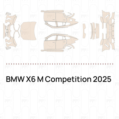 Pre-Cut PPF BMW X6 M Competition 2025