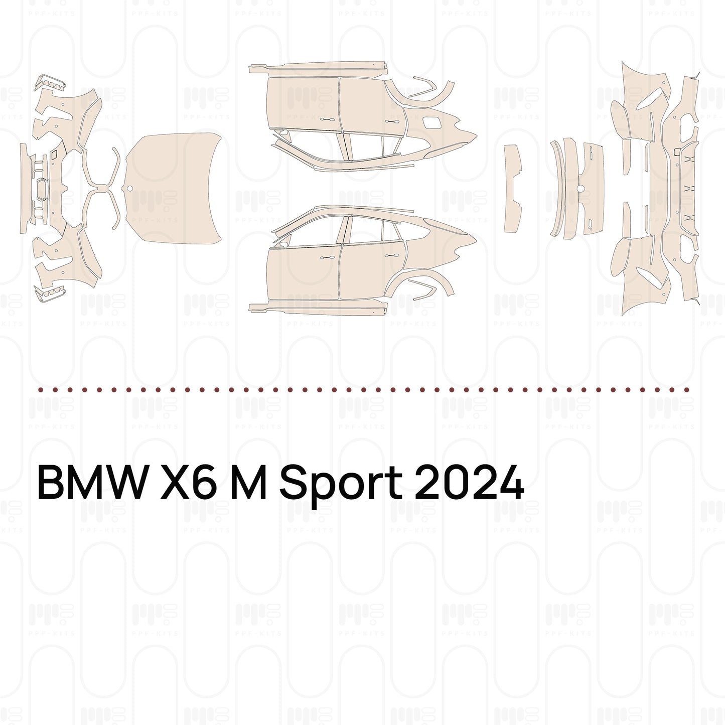 Pre-Cut PPF BMW X6 M Sport 2024