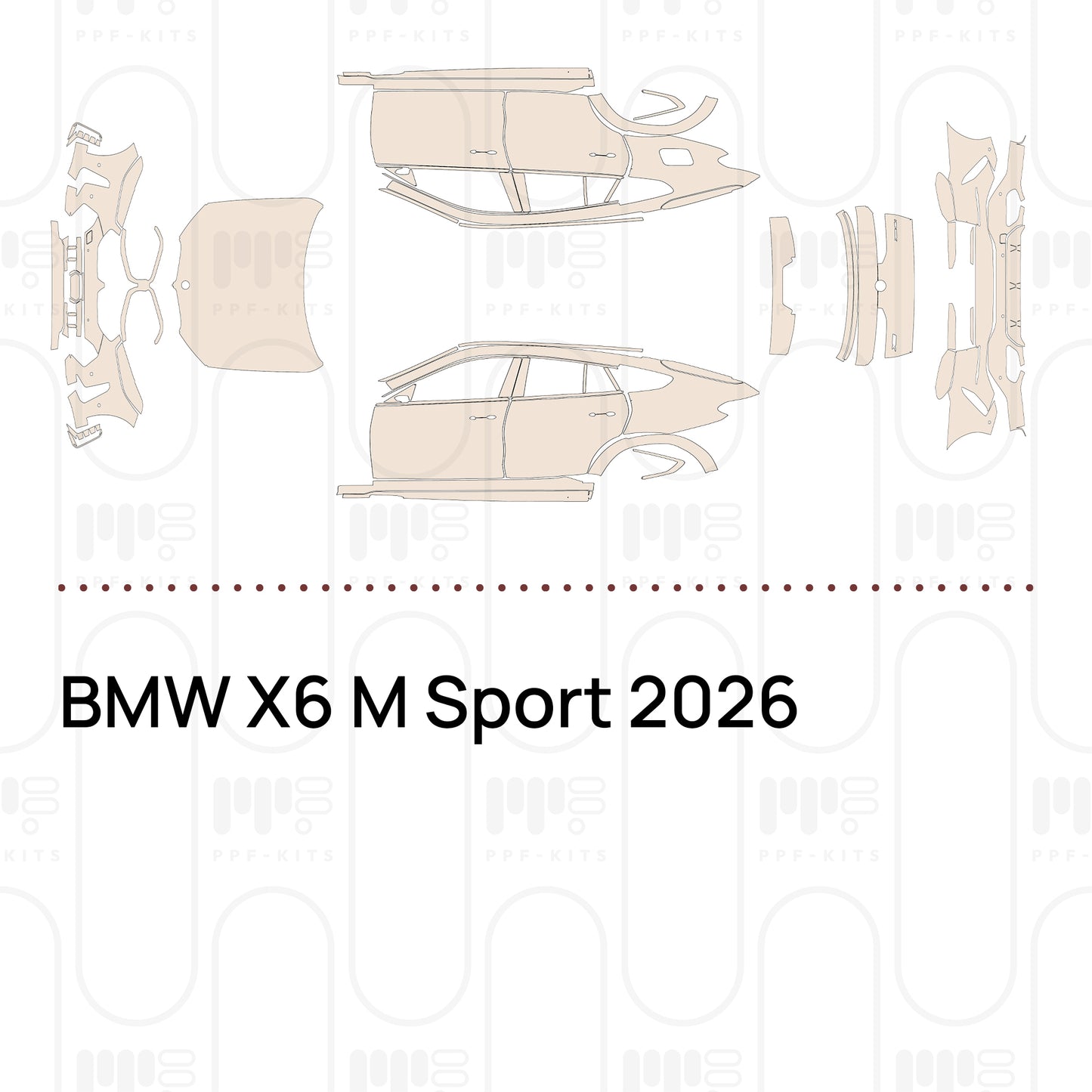 Pre-Cut PPF BMW X6 M Sport 2026