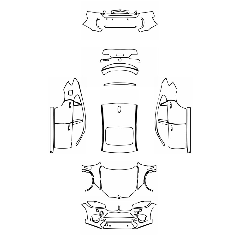 Pre-Cut PPF BMW X6 X6 M 2015 - PPF-Kits