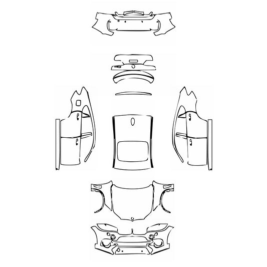Pre-Cut PPF BMW X6 X6 M 2016 - PPF-Kits