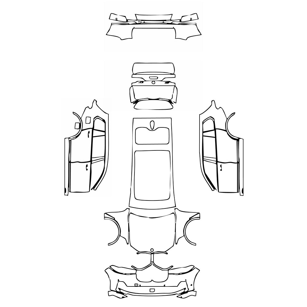 Pre-Cut PPF BMW X7 Luxury 2019 - PPF-Kits