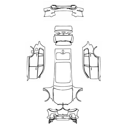 Pre-Cut PPF BMW X7 M50i 2022 - PPF-Kits