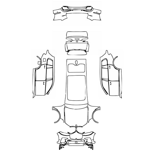 Pre-Cut PPF BMW X7 M Sport 2019 - PPF-Kits