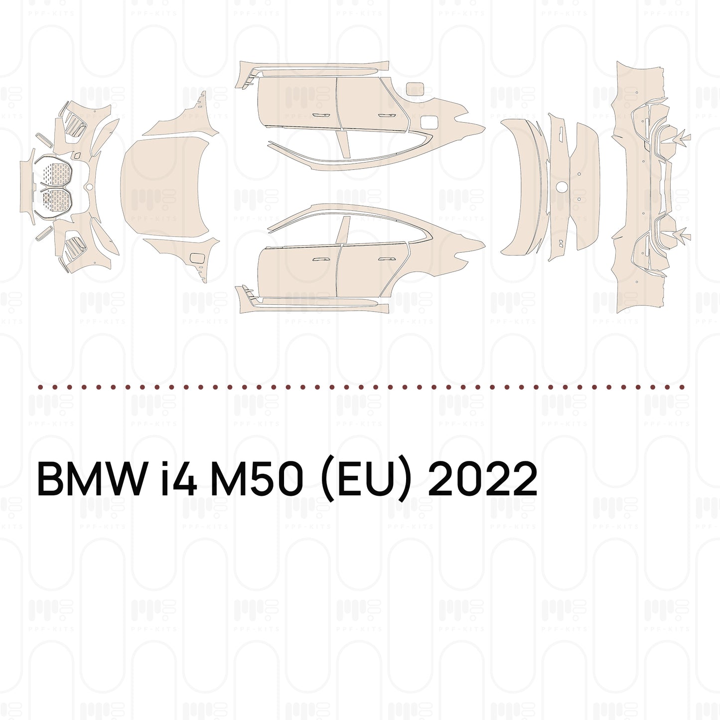 Pre-Cut PPF BMW i4 M50 (EU) 2022
