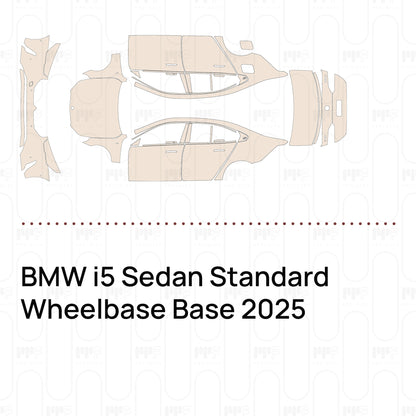 Pre-Cut PPF BMW i5 Sedan Standard Wheelbase Base 2025