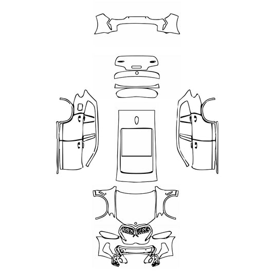Pre-Cut PPF BMW iX3 M Sport 2024 - PPF-Kits