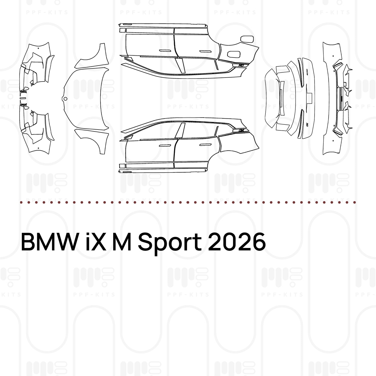 Pre-Cut PPF BMW iX M Sport 2026