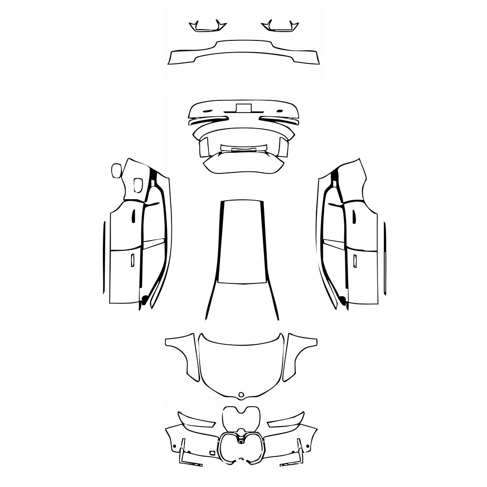 Pre-Cut PPF BMW iX Shadowline 2021 - PPF-Kits