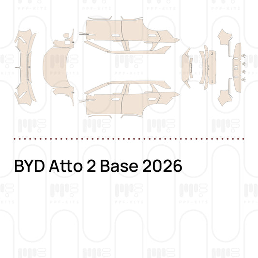 BYD Atto 2 Base 2026 – Pre-Cut PPF