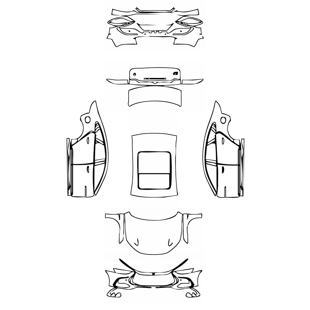 Pre-Cut PPF BYD Han DM-i 2022 - PPF-Kits