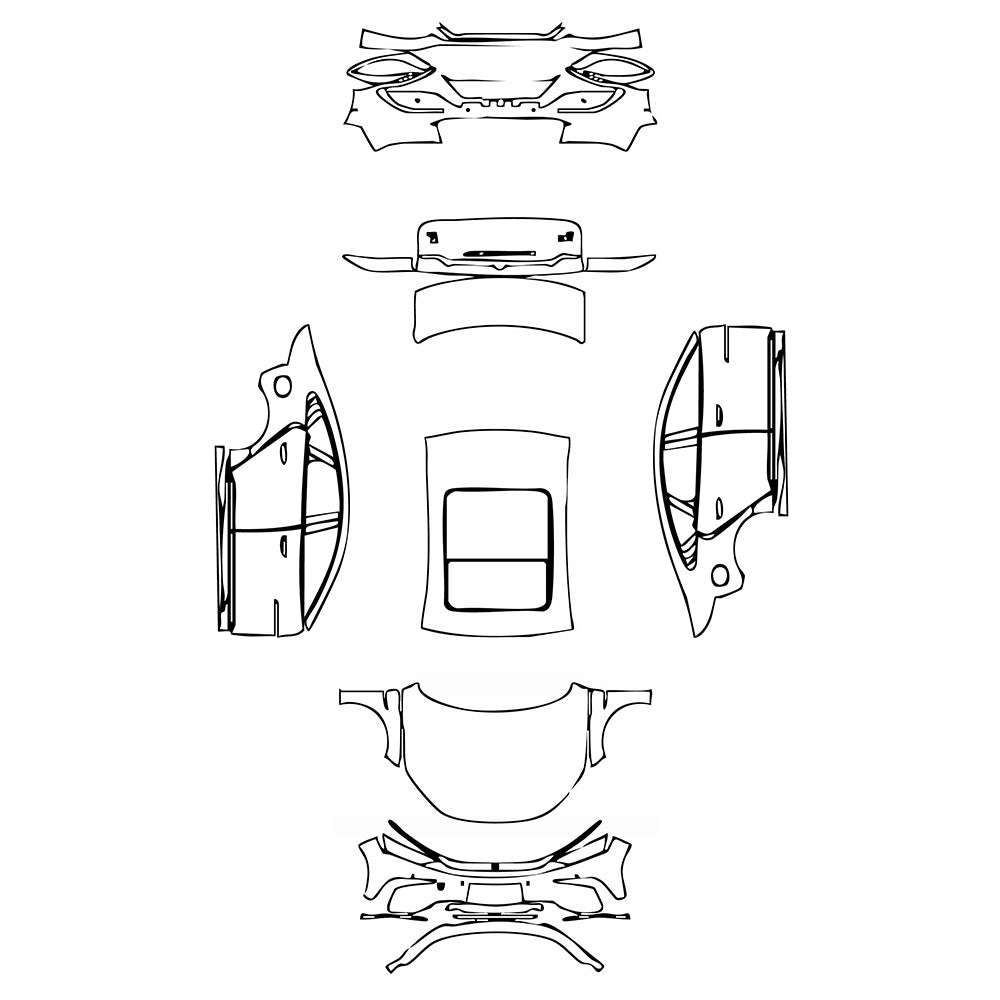 Pre-Cut PPF BYD Han DM-i 2025 - PPF-Kits