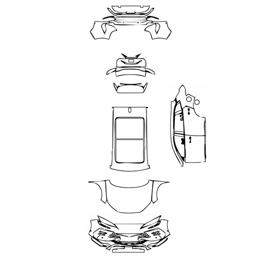 Pre-Cut PPF BYD Sealion 6 DM-i 2025 - PPF-Kits