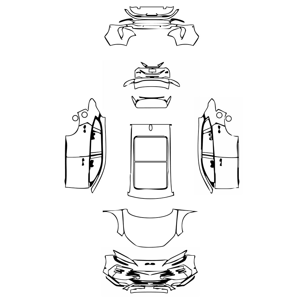 Pre-Cut PPF BYD Song Plus DM-i 2024 - PPF-Kits