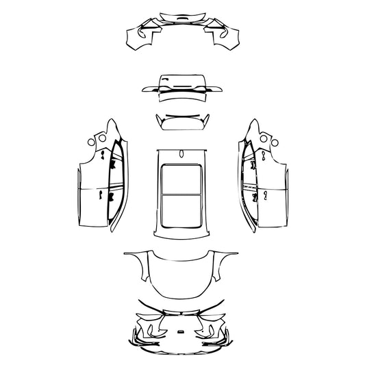 Pre-Cut PPF BYD Song Plus (BR) DM-i 2025 - PPF-Kits