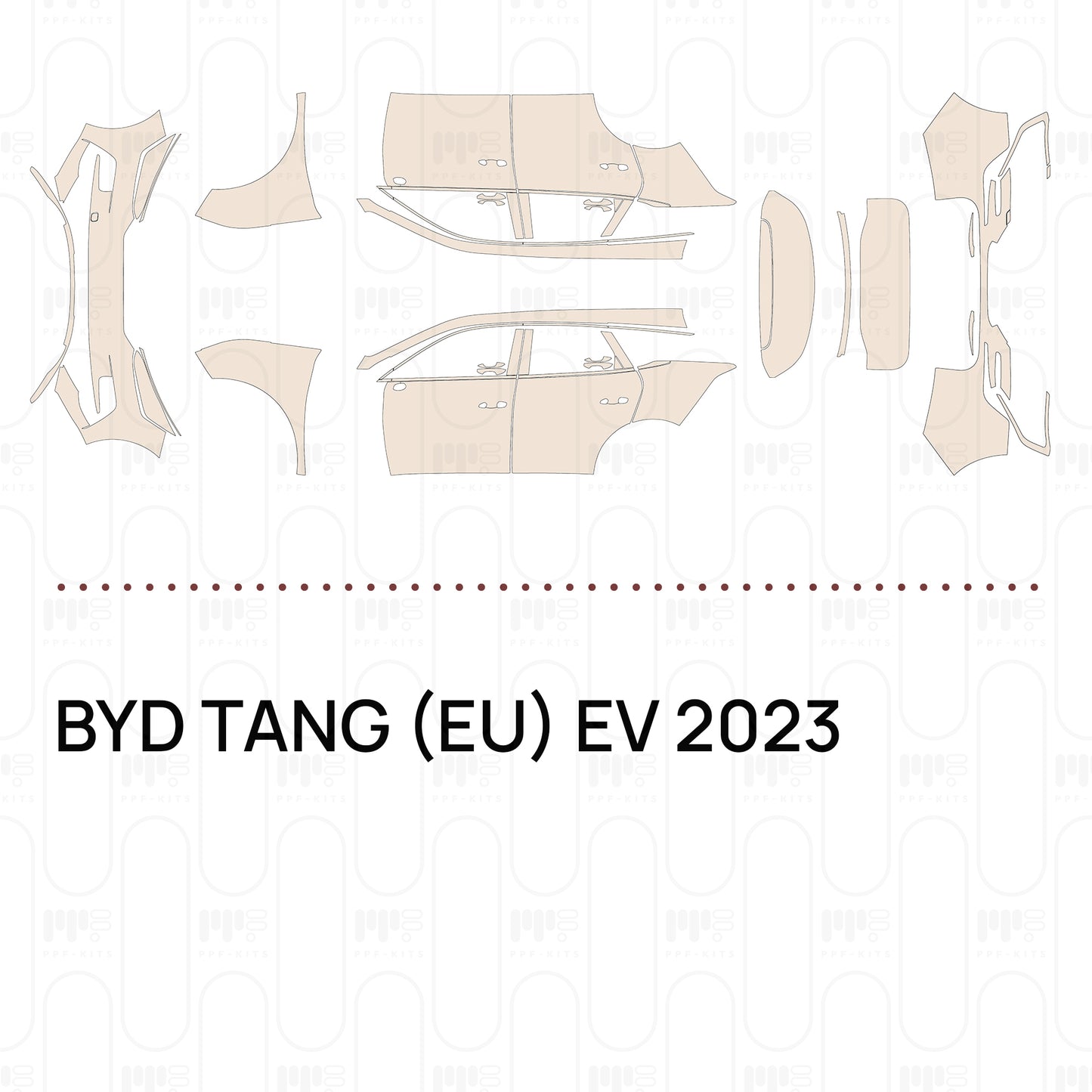 Pre-Cut PPF BYD TANG (EU) EV 2023