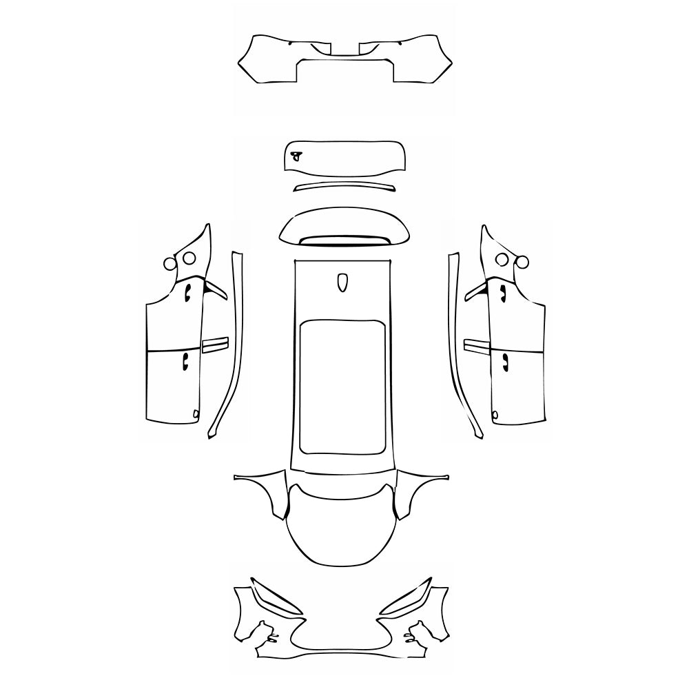 Pre-Cut PPF BYD Tang New Energy DM-i 2020 - PPF-Kits