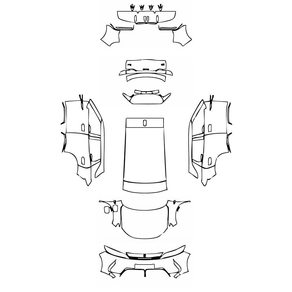 Pre-Cut PPF BYD Yuan UP 2024 - PPF-Kits