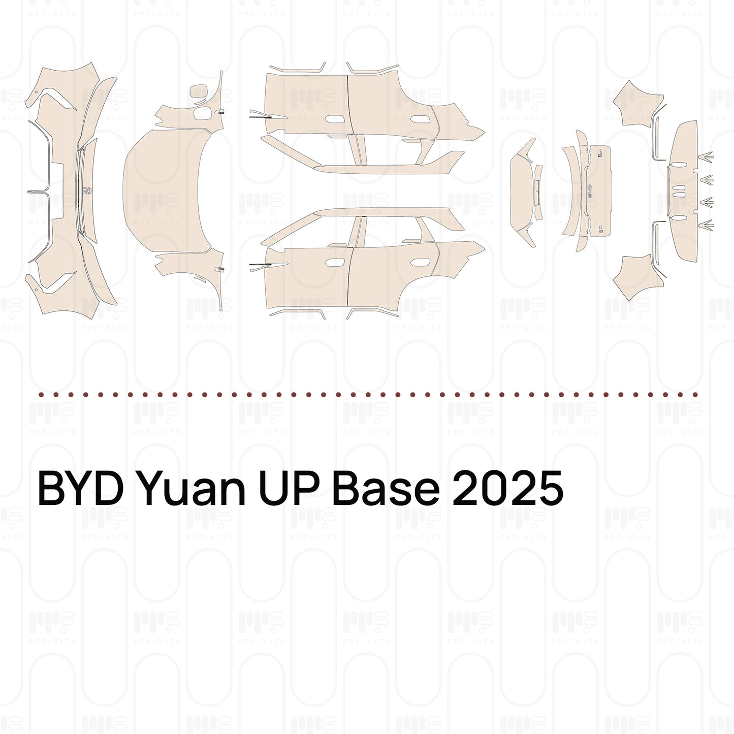 Pre-Cut PPF BYD Yuan UP Base 2025