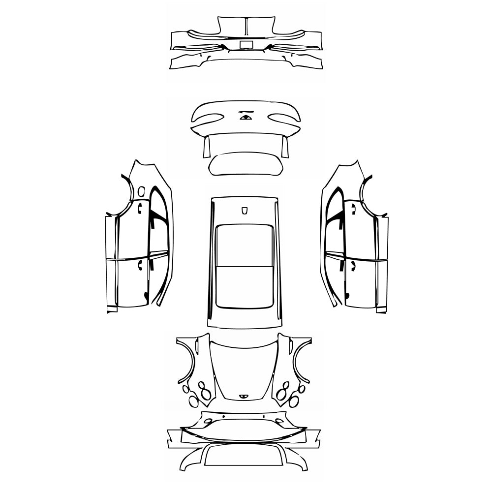 Pre-Cut PPF Bentley Bentayga Extended Wheelbase Base 2023 - PPF-Kits