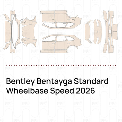 Pre-Cut PPF Bentley Bentayga Standard Wheelbase Speed 2026