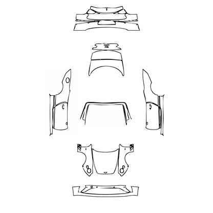 Pre-Cut PPF Bentley Continental GT Convertible 2020 - PPF-Kits