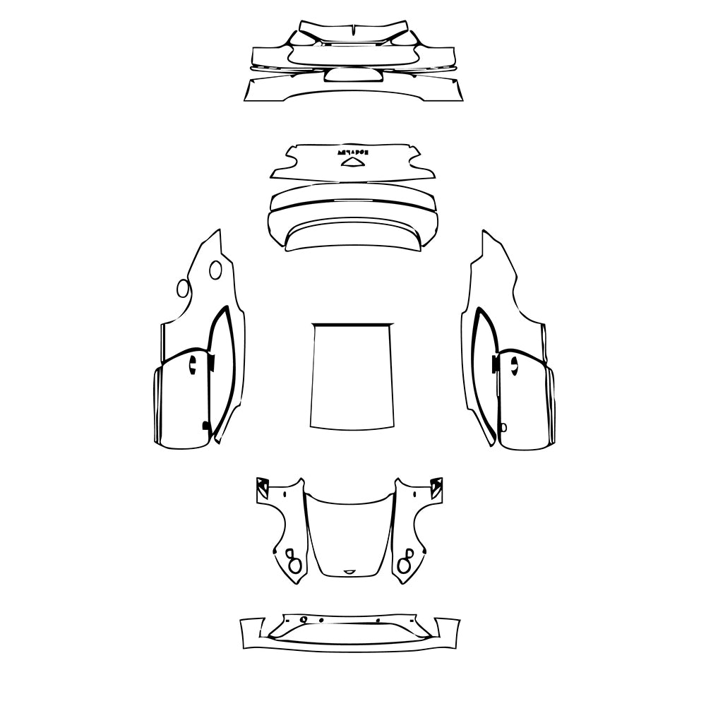 Pre-Cut PPF Bentley Continental GT Coupe 2020 - PPF-Kits