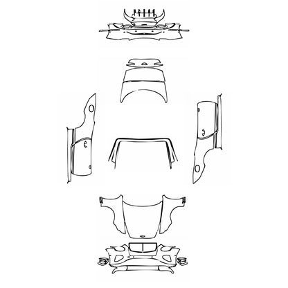 Pre-Cut PPF Bentley Continental GT Speed First Edition Convertible 2025 - PPF-Kits