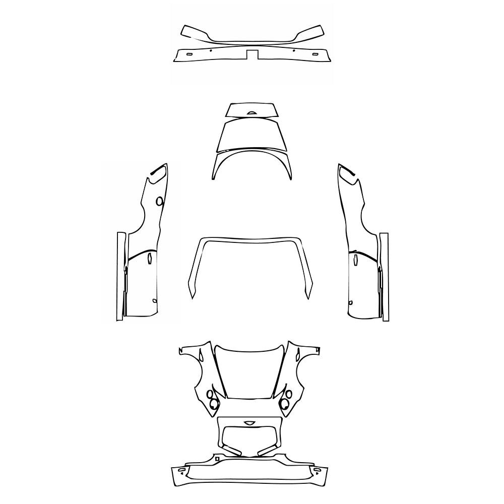 Pre-Cut PPF Bentley Continental GT V8 Convertible 2017 - PPF-Kits
