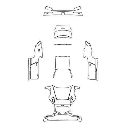 Pre-Cut PPF Bentley Continental GT V8 Coupe 2016 - PPF-Kits