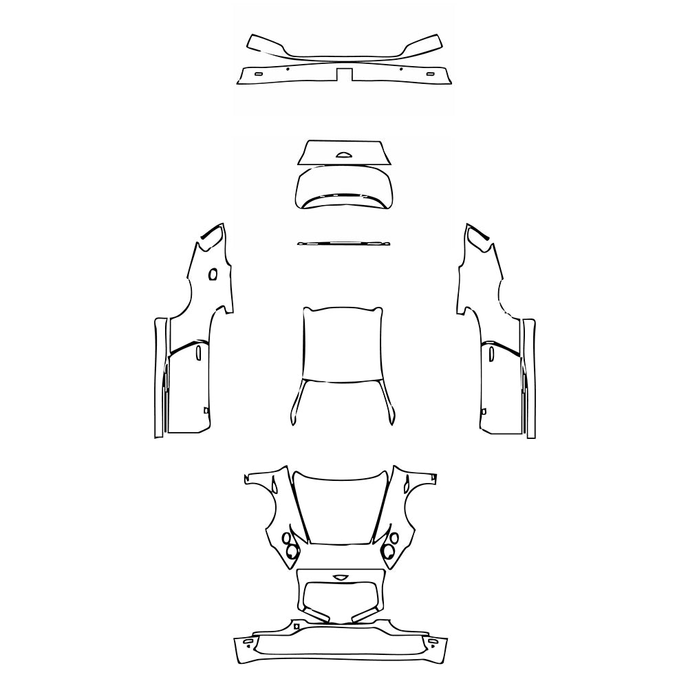 Pre-Cut PPF Bentley Continental GT V8 Coupe 2017 - PPF-Kits