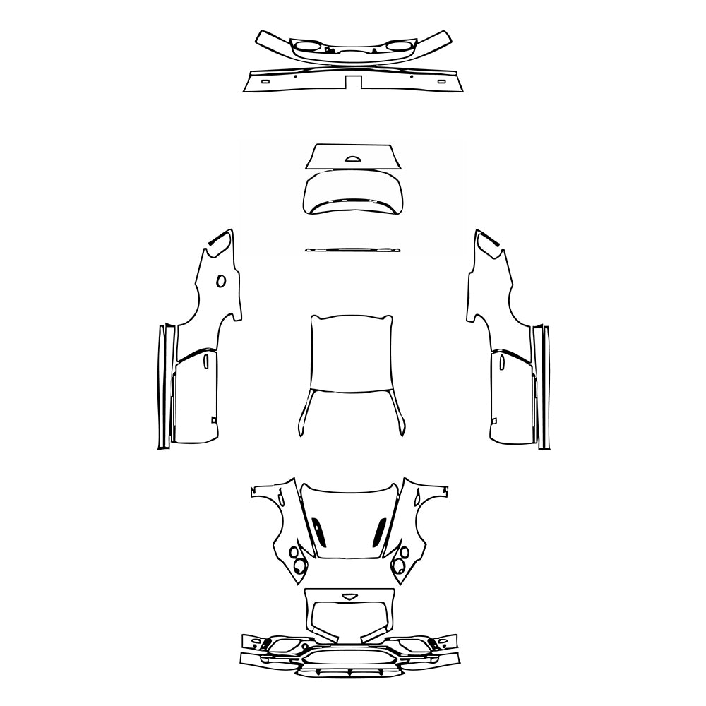 Pre-Cut PPF Bentley Continental Super Sports Coupe 2017 - PPF-Kits