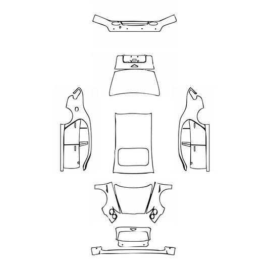 Pre-Cut PPF Bentley Flying Spur W12 2017 - PPF-Kits