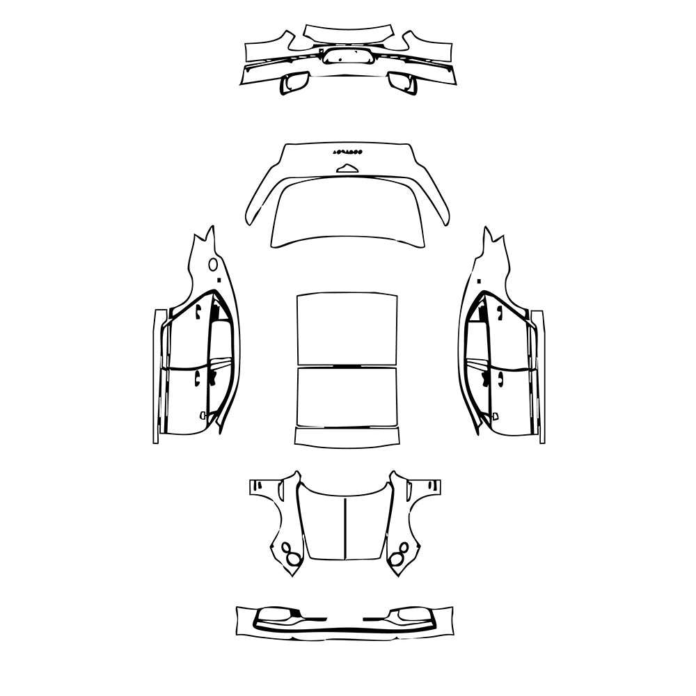 Pre-Cut PPF Bentley Flying Spur W12 2021 - PPF-Kits