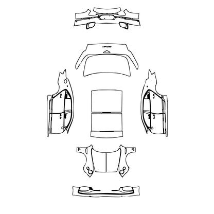 Pre-Cut PPF Bentley Flying Spur W12 2022 - PPF-Kits