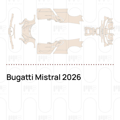 Pre-Cut PPF Bugatti Mistral 2026